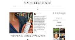 Desktop Screenshot of madeleineloves.com